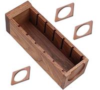 Artisanal Peanut Wood Coffee Portafilter Basket Natural Finish Permanent Split Toe Enthusiasts Tasteful Kitchen Implements