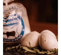 Artisanal Sicilian Buffalo Mozzarella 500g - Fresh Buffalo Milk Bocconcini, Authentic Creamy Flavour - Sicilian Dairy Product Tesori di Sicilia