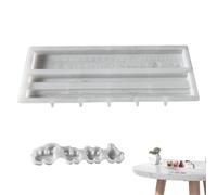 Artisanal Silicone Mould, Creative Mould for 24 Day - Concrete Plaster Reusable Easy Release for Artistic Project | Winter Party Decoration