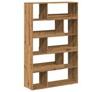 (artisian oak, 100 x 33 x 156.5 cm) vidaXL Book Cabinet/Room Divider Bookcase Storage Rack Bookshelf