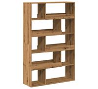 (artisian oak, 100 x 33 x 156.5 cm) vidaXL Room Divider Privacy Screen Room Partition Bookcase Engineered Wood