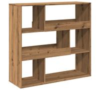 (artisian oak, 100 x 33 x 94.5 cm) vidaXL Room Divider Privacy Screen Room Partition Bookcase Engineered Wood