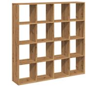 (artisian oak, 137.5 x 29 x 137.5 cm) vidaXL Room Divider Bookcase Book Rack Bookshelf Engineered Wood