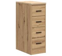 (artisian oak, 30 x 51 x 85 cm) vidaXL Garage Storage Cabinet Smoked Oak 30x51x85 cm Solid Wood Pine cabinet
