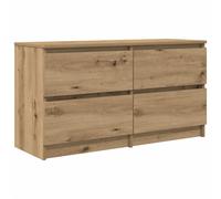 (artisian oak) vidaXL TV Cabinet Black 100x35x54 cm Engineered Wood tv stand tv sideboard