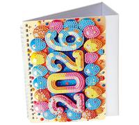 Artist 2026 Rhinestone Desk Calendar Elegant Home Essential Decoration Desk Planner Wall Calendar Resin Desk Organizer Wall Calendar