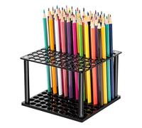 Artist Brush Holder | Watercolor Brush Holder | Acrylic Desk Stand With 96 Slots For Colored Pencils And Art Supplies