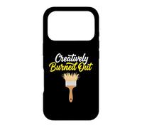 Artist Creatively Burned Out Graphic Designer Case for iPhone 17 Pro