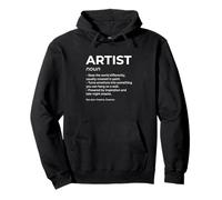 Artist Dictionary Definition Art Lover Creative Artist Pullover Hoodie