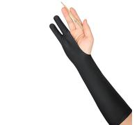 Artist Drawing Mitten - Two Finger Extended Glove, Painting Tablet with Smudge Prevention, Digital Art with Breathable Fabric, Paper Sketching for Writers Painters Graphic Design Illustration Work