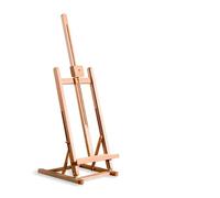 Artist Easel, Wooden H-Frame Easel Stand - Compact Easel - Display Easel for Painting and Sketching, Adjustable Height (B 29 * 32 * 62CM)