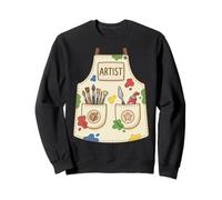 Artist Funny Cute Apron Painter Art Costume Sweatshirt