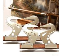 Artist Hand Support Bridge Adjustable, Height & Angle Adjustable Goodbye to Hand Fatigue While Draw, Adjustable Easel Hand Rest Support Bar for Canvas, Detail, Acrylic & Oil Painting (No Stick,2)