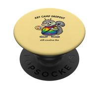 Artist in Training Art Drop Out Make Art Not Boring Creative PopSockets Adhesive PopGrip