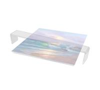 Artist Leaning Bridge - Clear Adjustable Hand Rest, Clear Acrylic Arm Stand, Height-Adjustable Rest, Steady Wrist Support | Ideal for Sketching Session, Ceramic Detailing, Canvas Work, Long-Hour