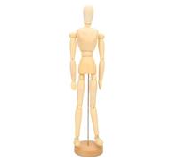 Artist Manikin 17.3 Inch Flexible Articulated Wooden Human Body Model for Drawing and Decoration Adjustable Joints Stable Base Multi Purpose Figure Model