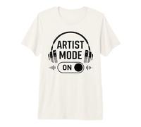 Artist Mode On Creative Design Funny Graphic Designer Music Premium T-Shirt