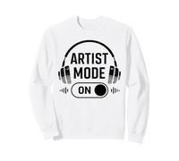 Artist Mode On Creative Design Funny Graphic Designer Music Sweatshirt