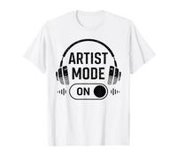 Artist Mode On Creative Design Funny Graphic Designer Music T-Shirt