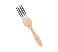 Artist Paint Brushes 4/6 Teeth Paint Brush Multi-Tooth Painting Brush Watercolor Drawing Supplies Multi-tooth Nylon Hair Brushes Watercolour Painting