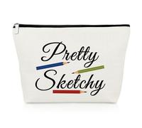 Artist Paint Gift Makeup Bag Gifts for Artists Pencils Paint Lover Gifts Art Student Graduation Gift Cosmetic Bag Artist Painter Gift Christmas Birthday Gift for Artist Women Friend Girl Travel Pouch