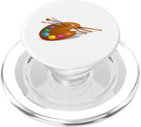 Artist Paint Palette and Brushes PopSockets PopGrip for MagSafe