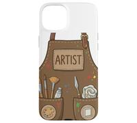 Artist Painter Art Teacher Fine Arts Halloween Apron Costume Case for iPhone 15 Plus