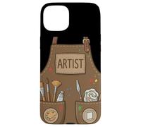 Artist Painter Art Teacher Fine Arts Halloween Apron Costume Case for iPhone 15 Plus
