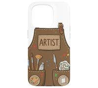 Artist Painter Art Teacher Fine Arts Halloween Apron Costume Case for iPhone 15 Pro