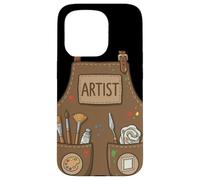 Artist Painter Art Teacher Fine Arts Halloween Apron Costume Case for iPhone 15 Pro