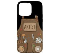 Artist Painter Art Teacher Fine Arts Halloween Apron Costume Case for iPhone 15 Pro Max