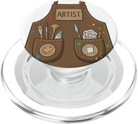 Artist Painter Art Teacher Fine Arts Halloween Apron Costume PopSockets PopGrip for MagSafe