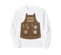 Artist Painter Art Teacher Fine Arts Halloween Apron Costume Sweatshirt