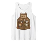 Artist Painter Art Teacher Fine Arts Halloween Apron Costume Tank Top