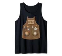 Artist Painter Art Teacher Fine Arts Halloween Apron Costume Tank Top