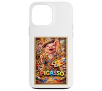 Artist Pig Painting Paint Fun Animal Parody Art Print Poster Case for iPhone 13 Pro Max