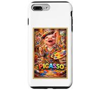 Artist Pig Painting Paint Fun Animal Parody Art Print Poster Case for iPhone 7 Plus/8 Plus