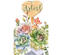 Artist Sketch Book: Pretty Floral Sketchbook for Drawing, Doodling, Writing - 5''x8'' - Pocket Size - 160 Pages - Sketch Journal, Drawing Book (Notebook for drawing)