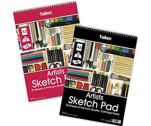 Artist Sketch Pad, 20 Sheet A3, Pack of 6