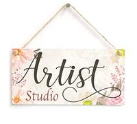 Artist Studio Hanging Door Sign, Creative Room Decor