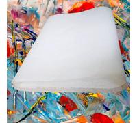 Artist Teabag Paper for Art and Craft 12" x 390" (10 Meter) for Mixed Media Art, Wet Strength Tissue for Printmaking, Collage, Gelli Plate, Cyanotype, Painting, White (1)