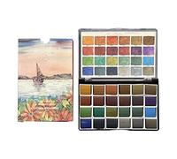 Artist Watercolor Paints 24 Metallic Color Set Portable Art Kit for Kid Student School Art Projects for Kids Washable Metallic for Artists Adults Beginners Professional Grade Individual Tubes