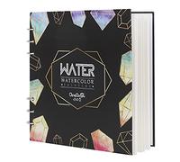 Artist Watercolor Paper Sketch Book Square Spiral Notebook with Premium Thick Paper Cold Pressed Refillable Square Spiral Notebook Art Painting Drawing Pad for Watercolour Techniques and Mixed Media