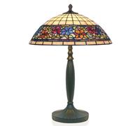 Artistar Flora table lamp in Tiffany style, open at the bottom, 62cm