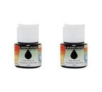 Artiste 20 ml Aquaglass Transparent Glass Paint, Ink Black (Pack of 2)