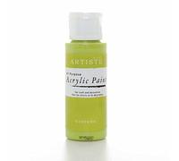 Artiste Acrylic Paint 59ml 2Oz Avocado, Quick-Drying Professional Art, Craft and Hobby Artists Paint, Vibrant Colour, Water-Based Paints Cover All Surfaces with Ease, Ideal for Travel Artists