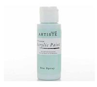 Artiste Acrylic Paint 59ml 2Oz Sea Spray, Quick-Drying Professional Art, Craft and Hobby Artists Paint, Vibrant Colour, Water-Based Paints Cover All Surfaces with Ease, Ideal for Travel Artists