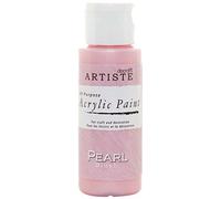 Artiste Acrylic Paint Medium 59ml 2Oz Pearl Blush, Quick-Drying Professional Art, Craft And Hobby Artists Paint, Vibrant Colour, Water-Based Paints Cover All Surfaces With Ease, Ideal For Travel Artists