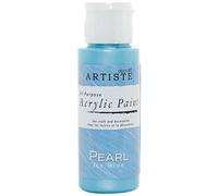 ARTISTE Acrylic Paint Medium 59ml 2Oz Pearl Ice Blue, Quick-Drying Professional Art, Craft And Hobby Artists Paint, Vibrant Colour, Water-Based Paints Cover All Surfaces With Ease