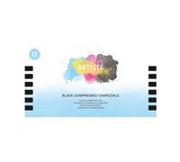 Artiste Compressed Charcoals Black (Pack of 12) DOA 551030